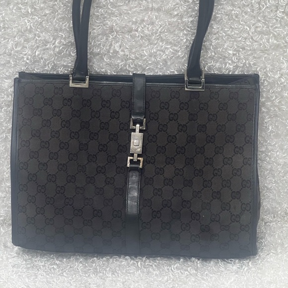 GUCCI GG Canvas Jackie Tote Bag - Picture 1 of 16